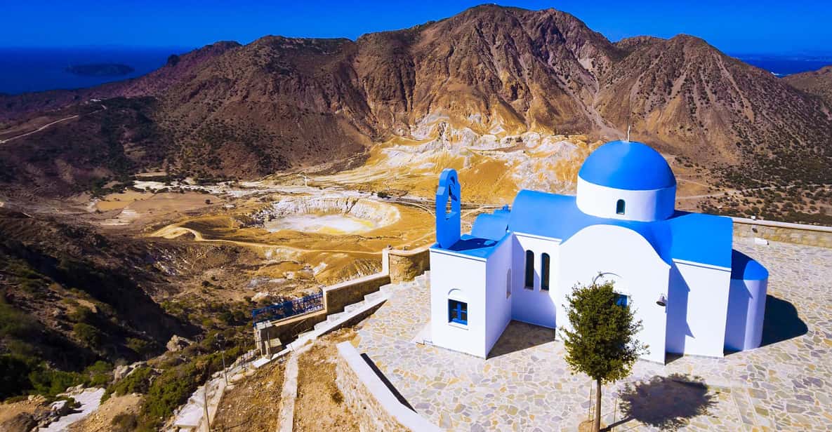 Nisyros volcano crater