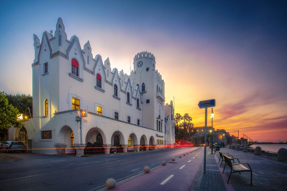 Kos Town harbor promenade
