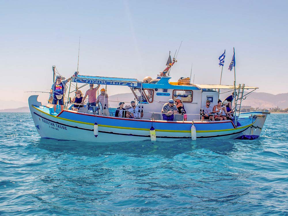 Fishing trip Kos island Greece