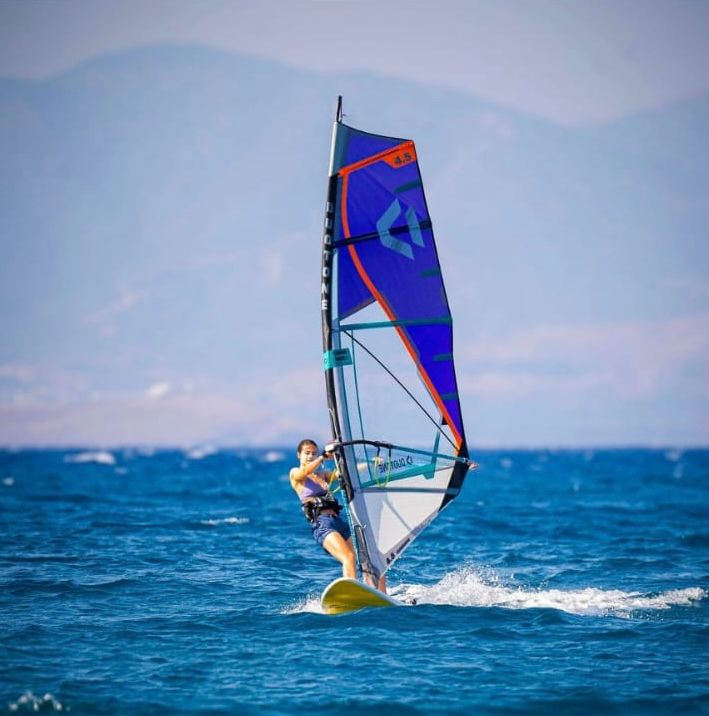 Windsurfing lessons in Kos Greece with Anemos Watersports